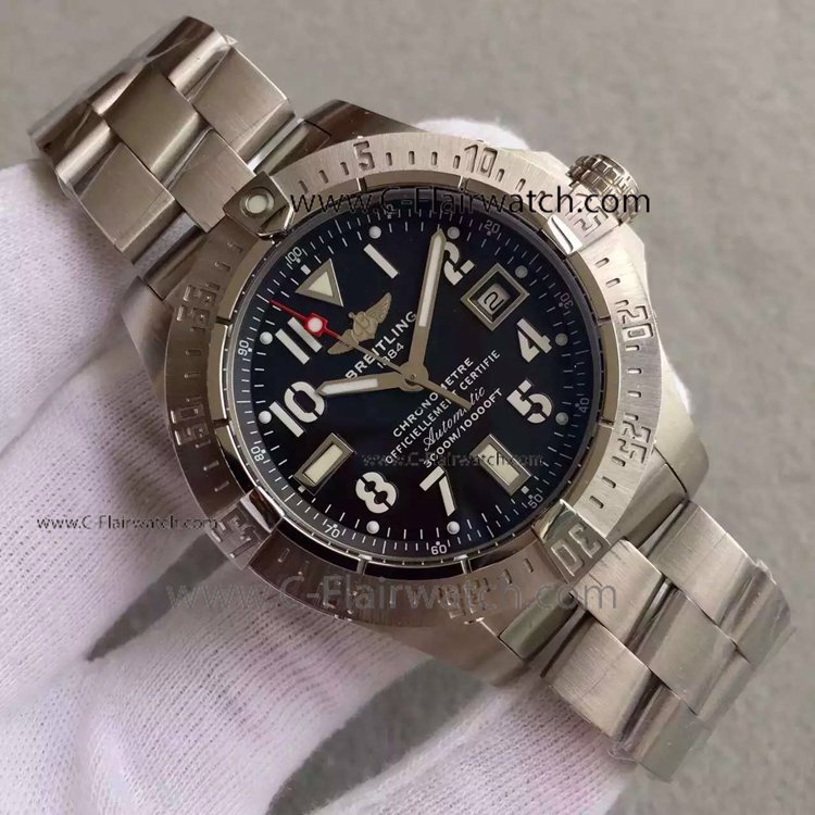 Clone Stainless Steel Automatic Breitling Avenger Mans Watch